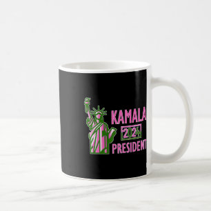 Taza De Café Kamala Harris Por El Presidente 2024 Pr Rosa Y Ver