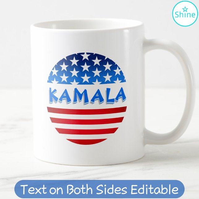 Taza De Café Kamala Harris por el presidente Personalizado de l (Subido por el creador)