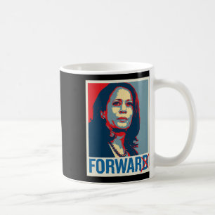 Taza De Café Kamala Harris por la guerra no por adelante Pro-tr