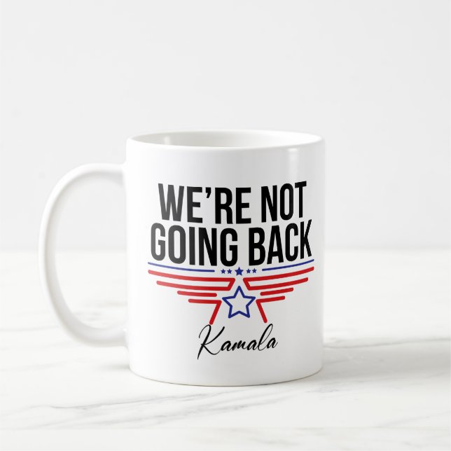 Taza De Café Kamala Harris por la madam presidente 2024 (Izquierda)