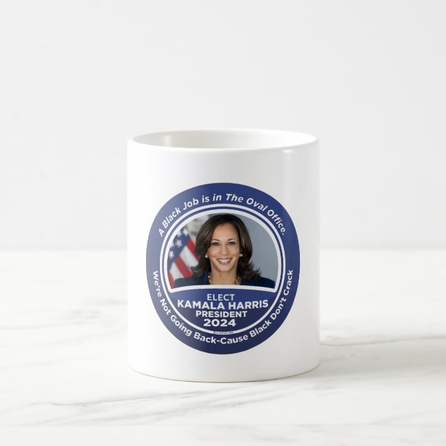 Taza De Café Kamala Harris por la presidencia en 2024 (Centro)