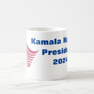 Taza De Café Kamala Harris por la presidencia en 2024