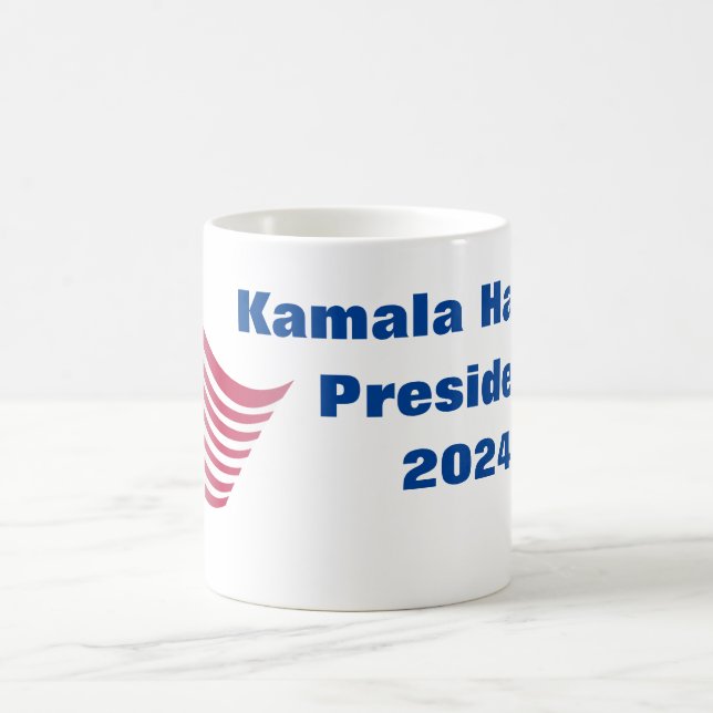 Taza De Café Kamala Harris por la presidencia en 2024 (Centro)
