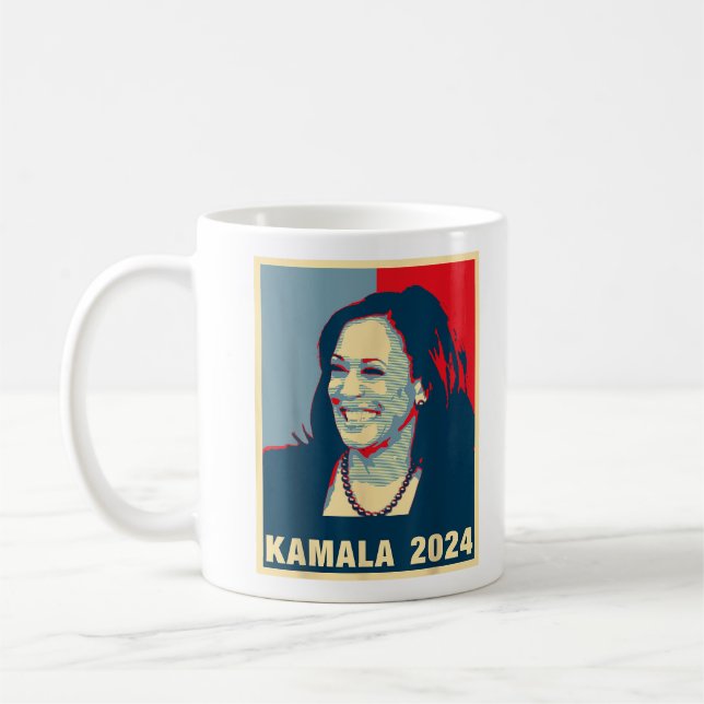 Taza De Café Kamala Harris Presidente 2024 Vicepresidente (Izquierda)