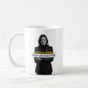 Taza De Café Kamala Harris presidente de las elecciones de Esta