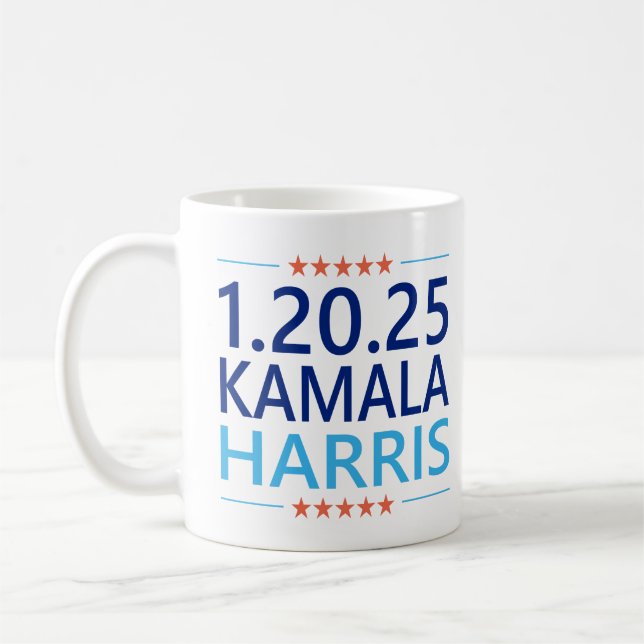 Taza De Café Kamala Harris Primera mujer presidenta 1.20.25 (Izquierda)