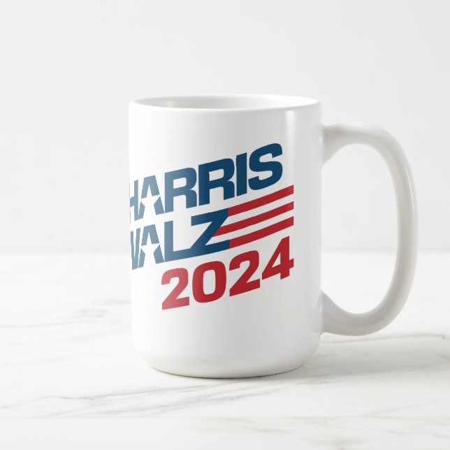 Taza De Café Kamala Harris Tim Walz 2024 (Derecha)