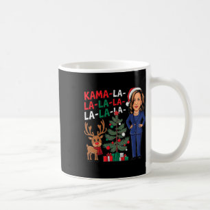 Taza De Café Kamala-la-la Funny Harris Festividades navideñas g