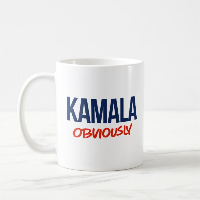 TAZA DE CAFÉ KAMALA OBVIAMENTE (Izquierda)