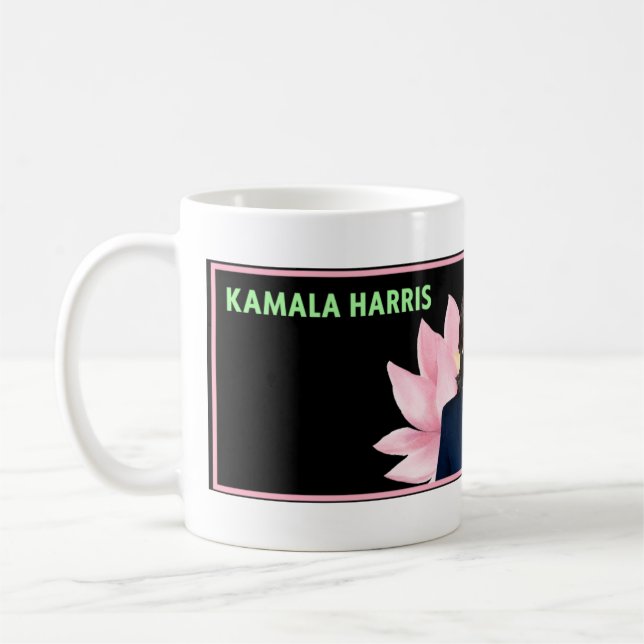 Taza De Café Kamala por el presidente Coffee Mug (Izquierda)