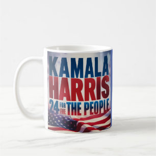 Taza De Café Kamala por el tazón del café político del pueblo
