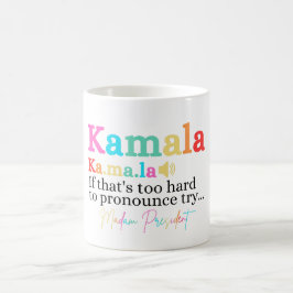 Taza De Café Kamala si es muy difícil de predecir, juzgue a la 