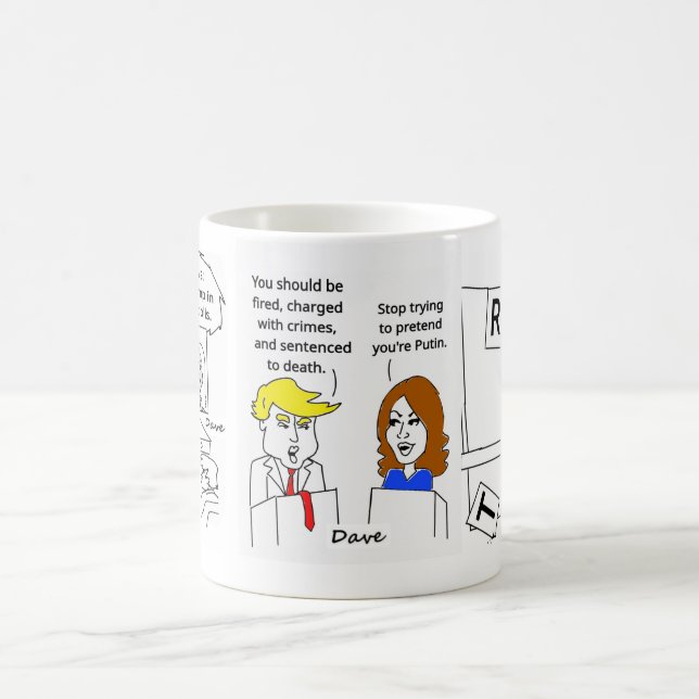 TAZA DE CAFÉ KAMALA TRUMP PERSONALIZADOS MUG (Centro)