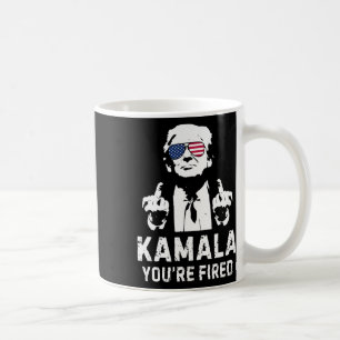 Taza De Café Kamala Vintage ¡Estás Despedida! Trump 2024 