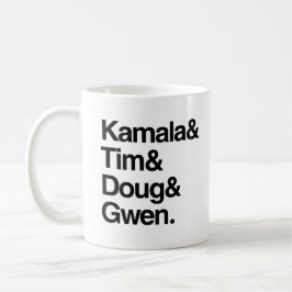 Taza De Café Kamala y Tim y Doug y Gwen