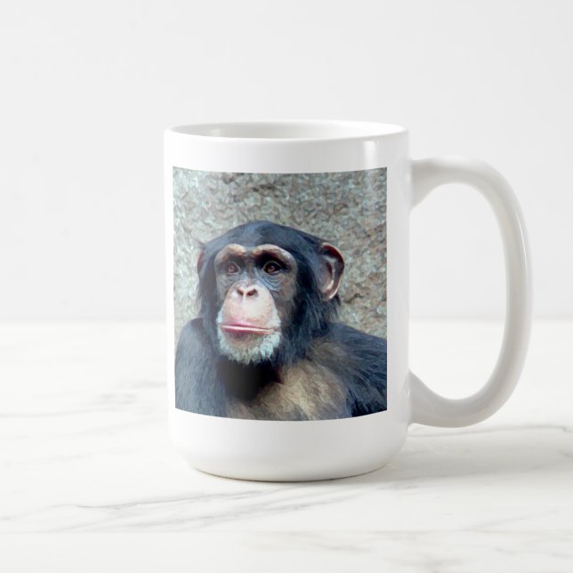 Taza De Café Kamil Abi - Chimpanzee (Derecha)