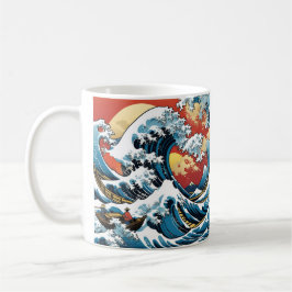 Taza De Café Kanagawa Japonés La gran ola