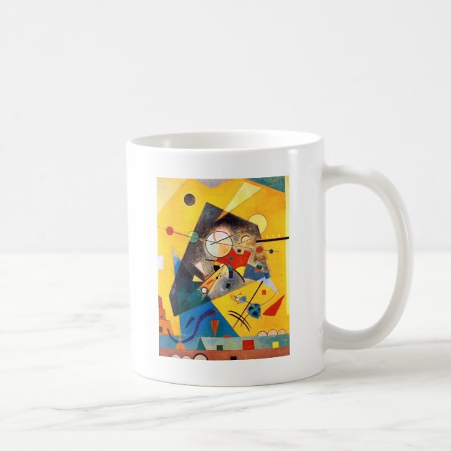 Taza De Café Kandinsky Armonía silenciosa Resumen Arte (Derecha)