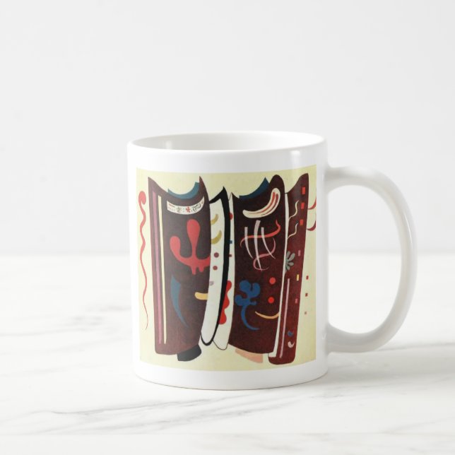 Taza De Café Kandinsky Brown con Suplemento Resumen (Derecha)