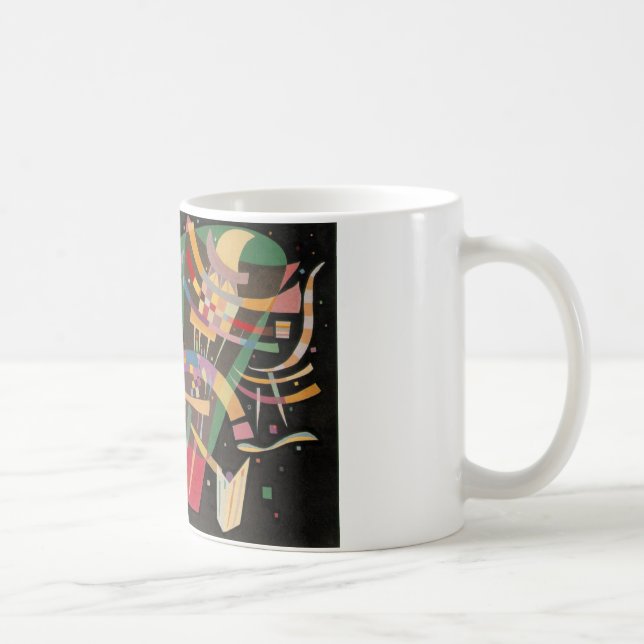 Taza De Café Kandinsky Composition 10 Resumen de pintura (Derecha)