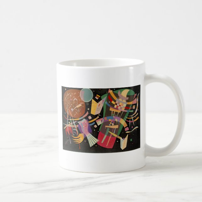Taza De Café Kandinsky Composition 10 Resumen de pintura (Derecha)