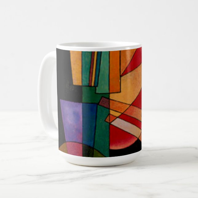 Taza De Café Kandinsky - Interpretación Abstracta (Anverso izquierdo)