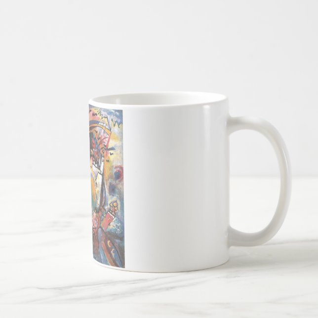 Taza De Café Kandinsky Moscú I Cityscape Resumen Pintura (Derecha)