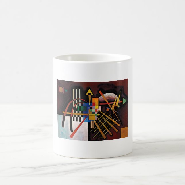 Taza De Café Kandinsky Resumen Pintura de arte clásico (Centro)