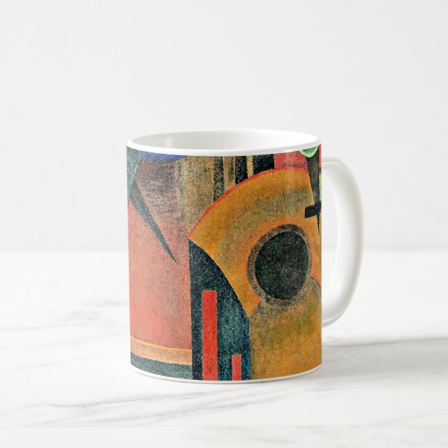 Taza De Café Kandinsky - Silencio Marrón (Anverso derecho)