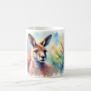 Taza De Café Kangaroo in Natural Harmony 031124AREF113 - Waterc