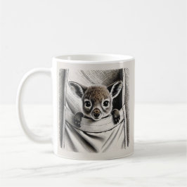Taza De Café Kangaroo Mug, el diseño de un bebé chiflado