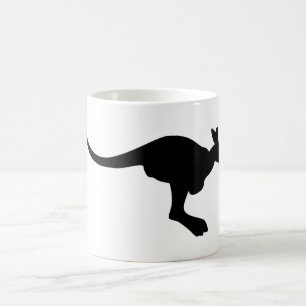 Taza De Café Kangaroo Silhouette