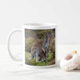 Taza De Café Kangaroo y Joey