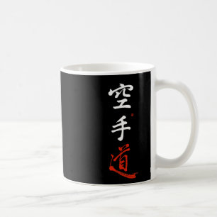 Taza De Café Kanji Caligrafía Original Japonesa Karate Do Kan E