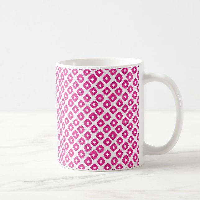 Taza De Café Kanoko [pink] - Japanese Traditional Pattern (Derecha)