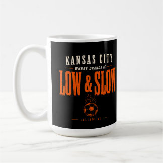 Taza De Café Kansas City Donde Naranja es Bajo y Lento