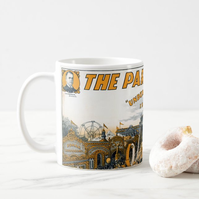 Taza De Café Kansas Semicentenario. Fundamentos de la Casa de G (Con donut)