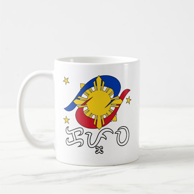 Taza De Café Kapwa (script de Baybayin) (Izquierda)