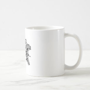Taza De Café Karate Artes Marciales Patada Voladora Boxeo Kickb