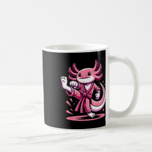 Taza De Café Karate Axolotl Artes Marciales Taekwondo Kickboxin