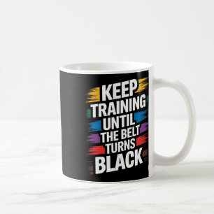 Taza De Café Karate Belt Taekwondo Entrenamiento Promotor de Ar