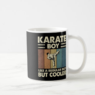 Taza De Café Karate Boy Como Un Chico Común Pero Un Niño Divert