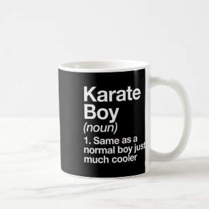 Taza De Café Karate Boy Definition Funny Martial Arts Sports