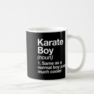 Taza De Café Karate Boy Definition Funny Martial Arts Sports