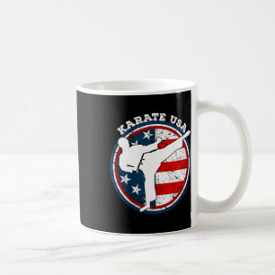 Taza De Café Karate De Guay Con Bandera Estadounidense Para Niñ