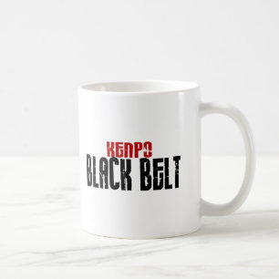 Taza De Café Karate de la correa negra de Kenpo