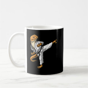 Taza De Café Karate Dragón con la culata