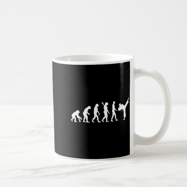 Taza De Café karate Evolución (Derecha)