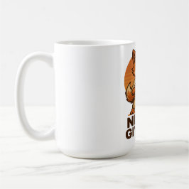 Taza De Café Karate Fox - Never Give Up Motivational japanese 