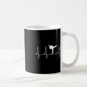 Taza De Café Karate Heart Beat Navidades Pajama Martial Arts Mm